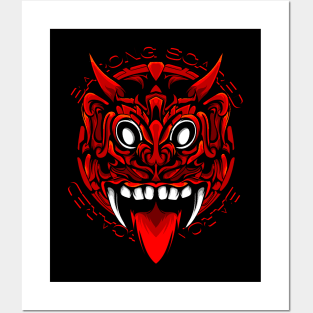 Barong Scared Head Posters and Art